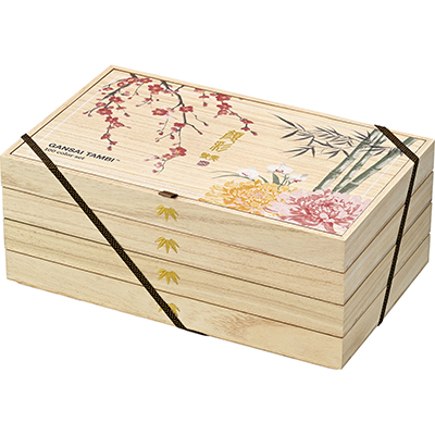 呉竹 顔彩耽美 桐箱100色セット4