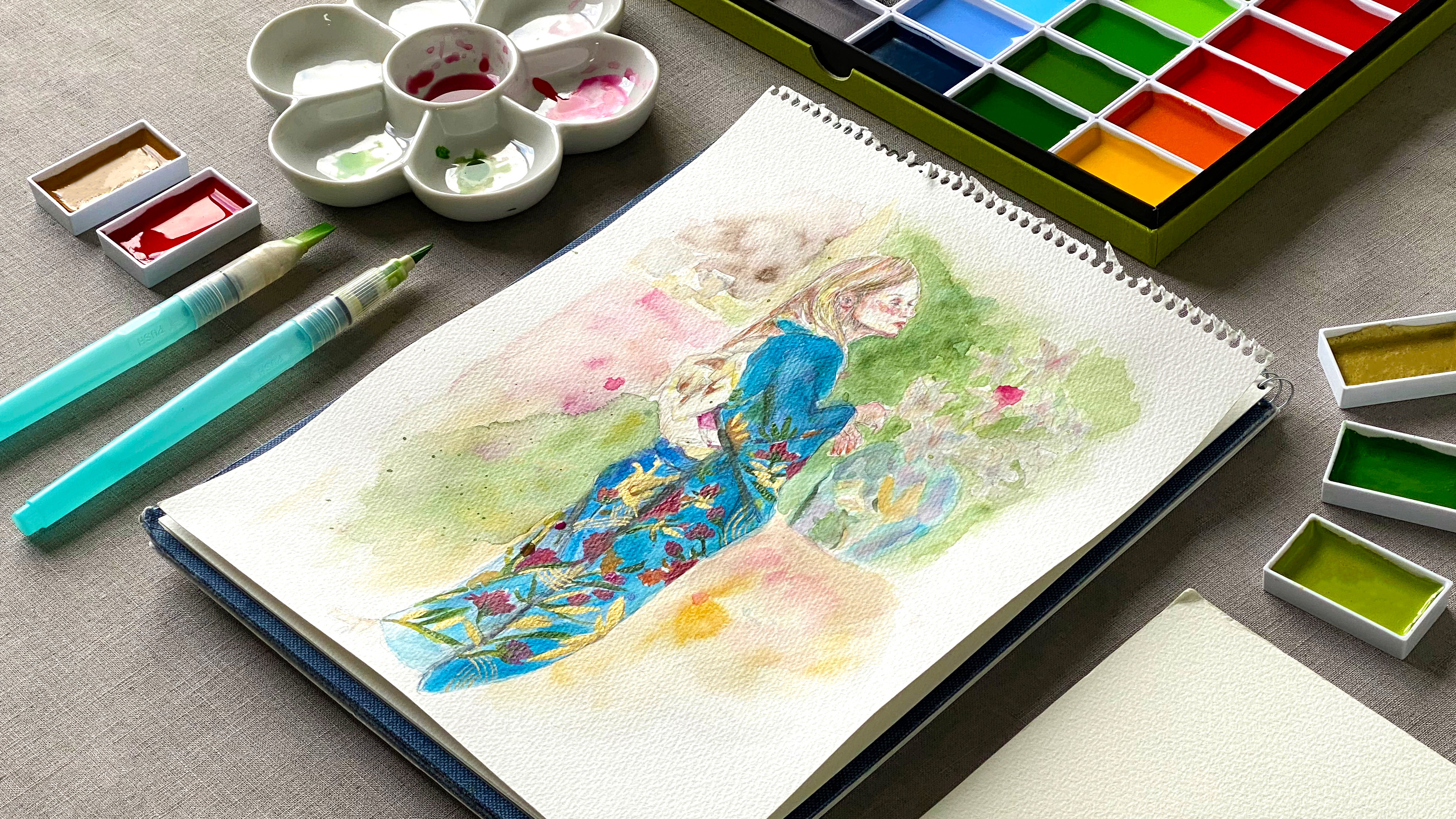 Gansai Tambi Watercolor Set