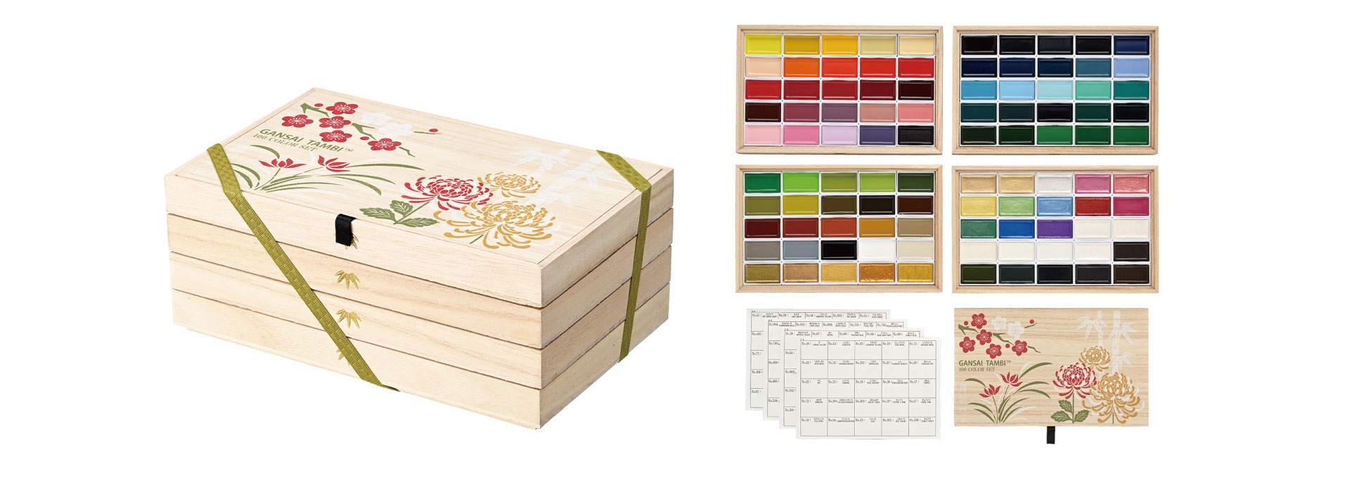 Gansai Tambi Watercolor Set Art Department LLC 24-Color Art Nouveau